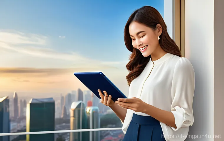 싱가포르 항공권 할인 정보 - **The Savvy Traveler's Triumph:** A vibrant image of a young woman, in her late 20s, with a radiant ...