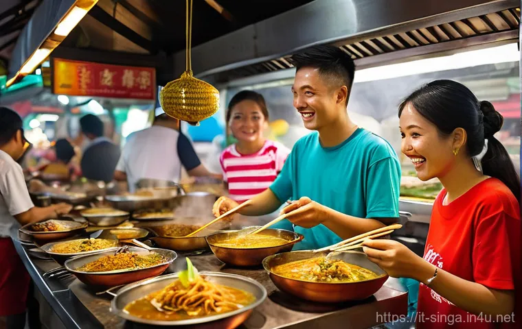 싱가포르 항공권 할인 정보 - **Layover Adventure in a Historic City:** A dynamic scene depicting a curious male traveler, in his ...
