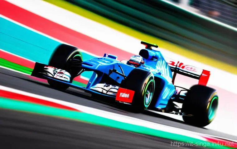 싱가포르 F1 그랑프리 - **A panoramic view of the Singapore Grand Prix circuit at night, capturing the sprawling Marina Bay ...