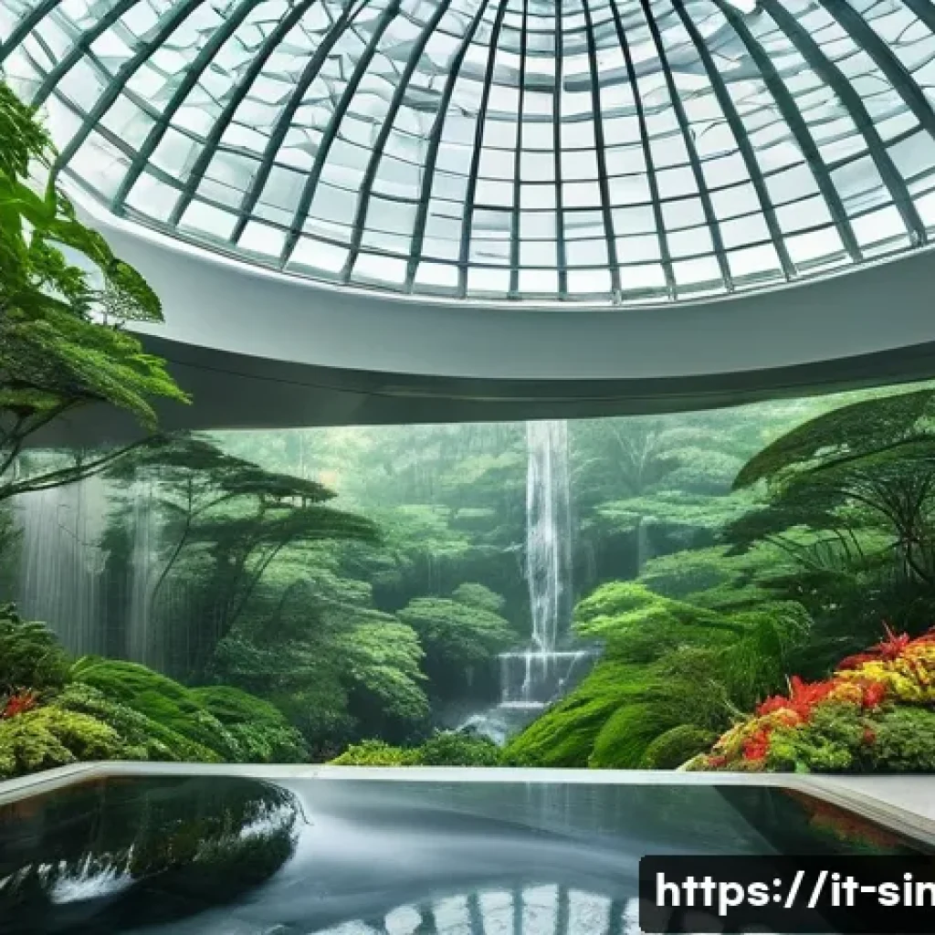 싱가포르 주얼 창이 공항 - **Prompt 1: Majestic HSBC Rain Vortex and Shiseido Forest Valley**
    A breathtaking, high-definiti...