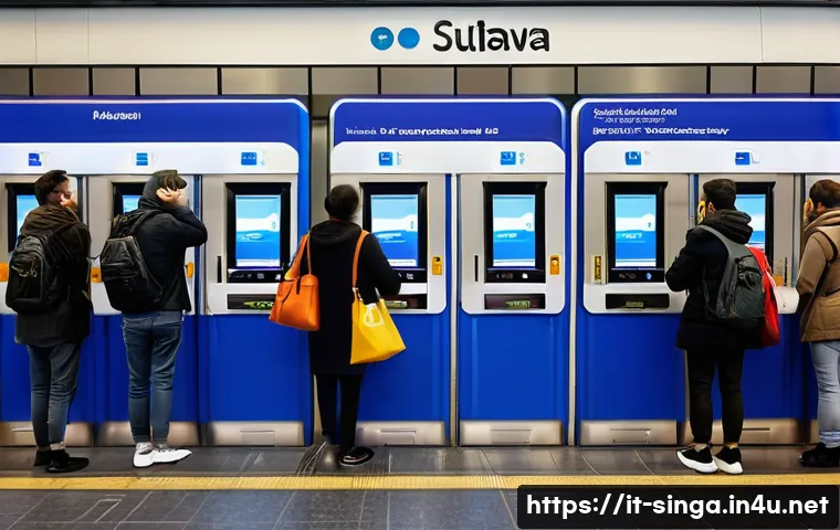 싱가포르의 교통 카드 종류 - A busy urban subway station in Milan, Italy, featuring diverse commuters using rechargeable contactl...