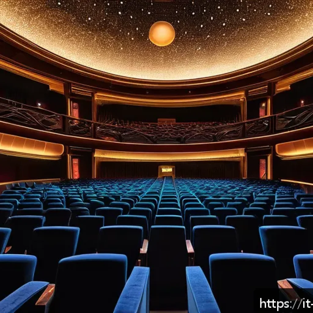 싱가포르 국립 오페라 - A grand modern opera theater interior blending classical and futuristic design elements, featuring i...