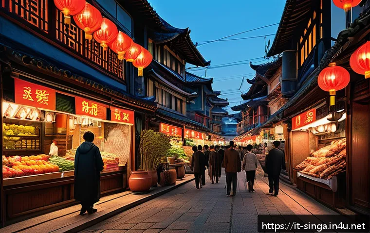 싱가포르의 유명 소설가 - A vibrant urban scene in a modern Asian metropolis blending traditional and contemporary elements: s...